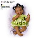 Poseable Cute Black Baby Doll